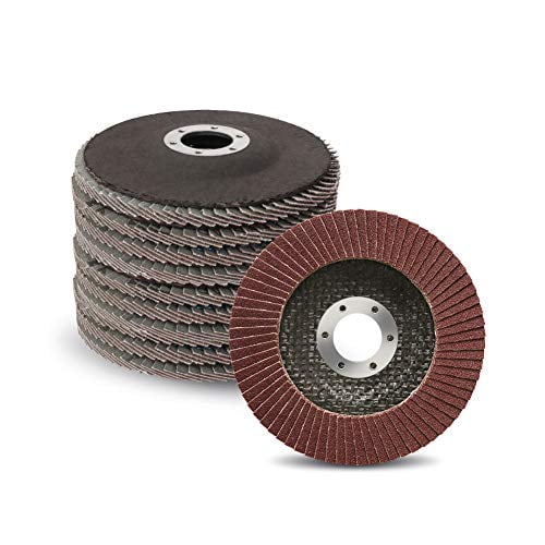 4 1/2'' 40 GRIT FLAP SANDING GRINDING DISCS 4.5'' 7/8'' ANGLE GRINDER WHEEL 10 4 1/2'' 40 GRIT FLAP SANDING GRINDING DISCS 4.5'' 7/8'' ANGLE GRINDER WHEEL 10